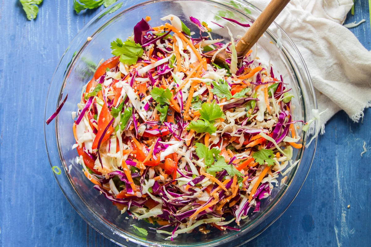 Your Summer Go-To: Versatile Asian Slaw for Sides & Quick Lunches